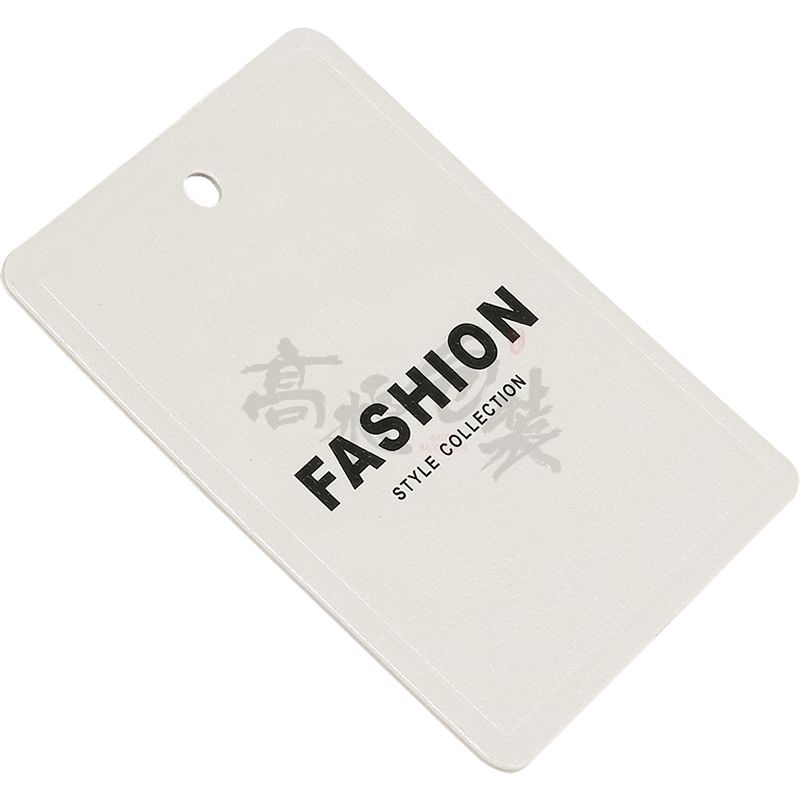 Cheap Custom Design Printing Name Logo Paper Garment Hangtag Labels Clothing Hang Tags with String