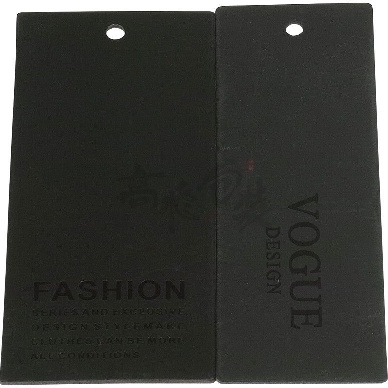 Custom Embossed Logo Paper Card Recycled Garment Tags