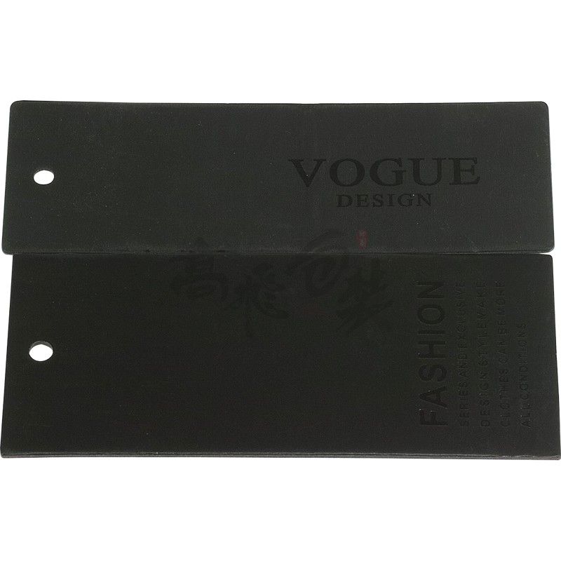 Custom Embossed Logo Paper Card Recycled Garment Tags