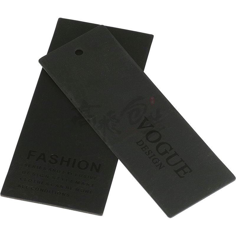 Custom Embossed Logo Paper Card Recycled Garment Tags