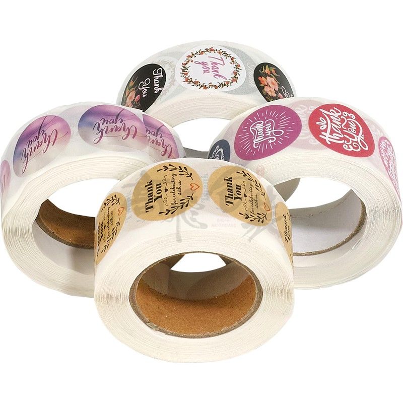 custom stickers round sitcker label wth laser sticker roll sticker permanent adhesive stiker