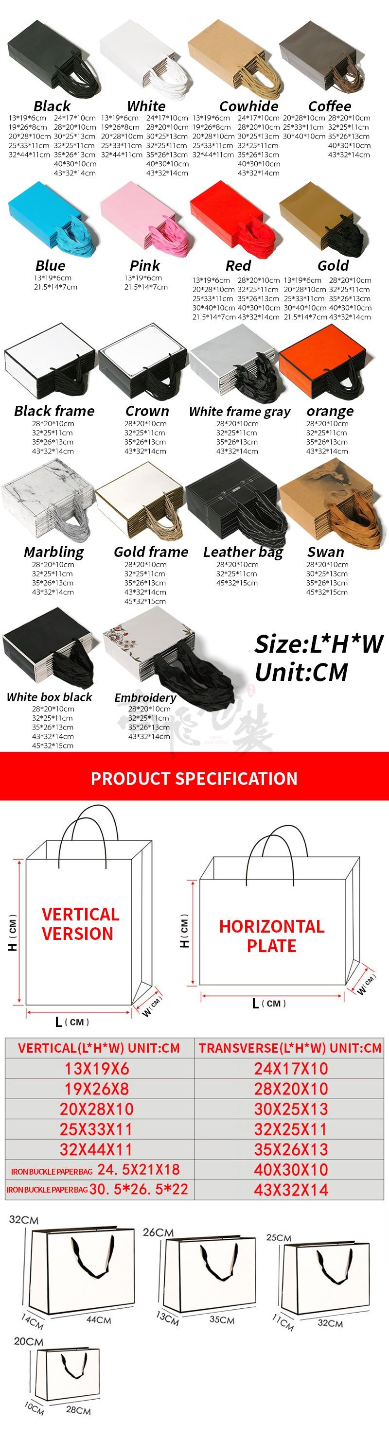 Wholesale Custom Printed Your Own Logo White Brown Kraft Gift Craft Shopping Paper Bag With Handles