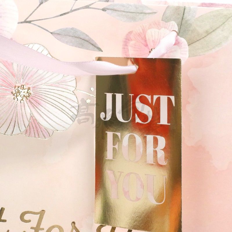 Custom With Your Logo Pink Retail And Wholesale Christmas Gift Packaging Paper Bags