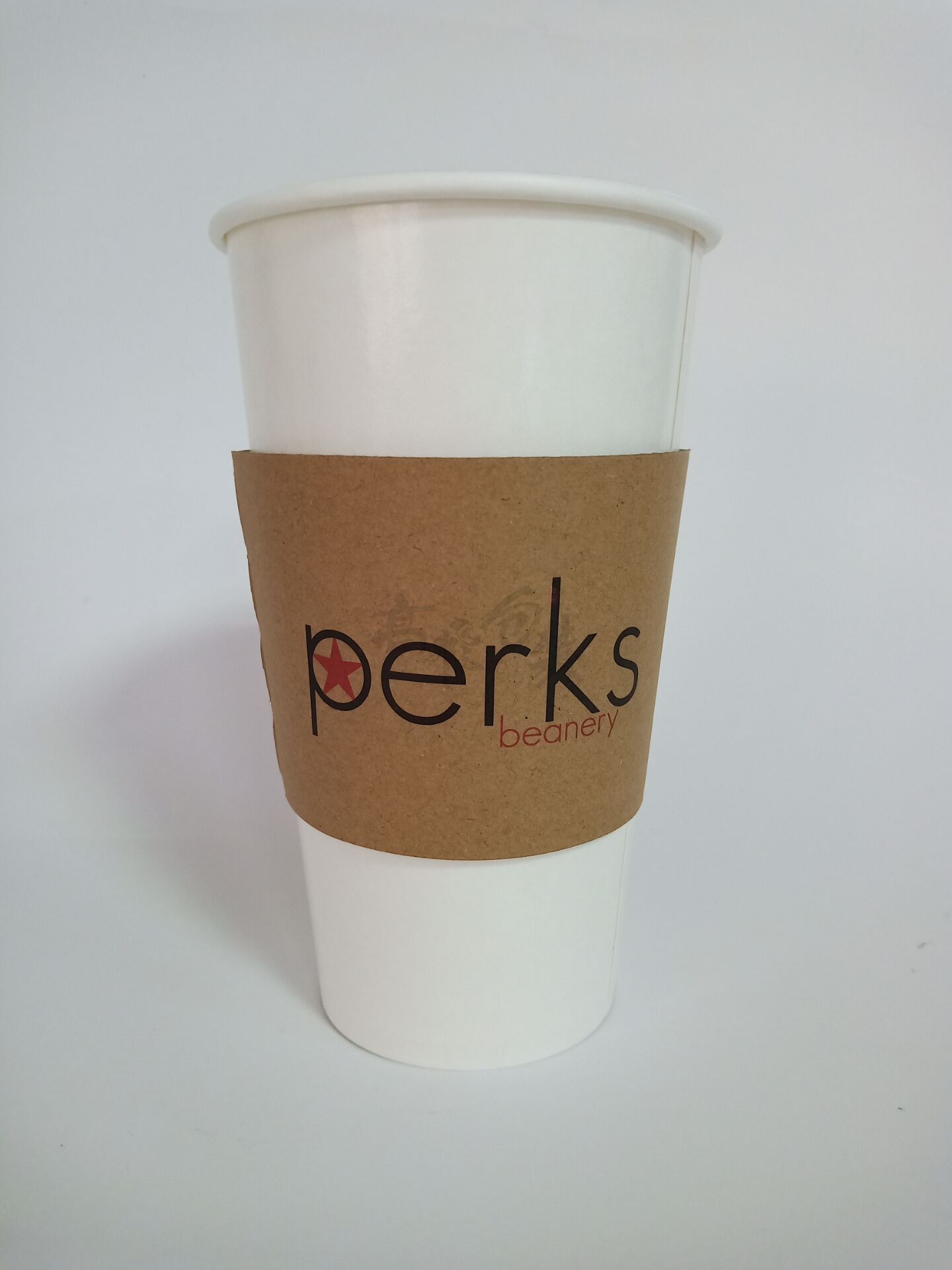 Customized Recyclable Printing Disposable Brown Corrugated Paper Coffee Paper Cup Sleeve With Logo