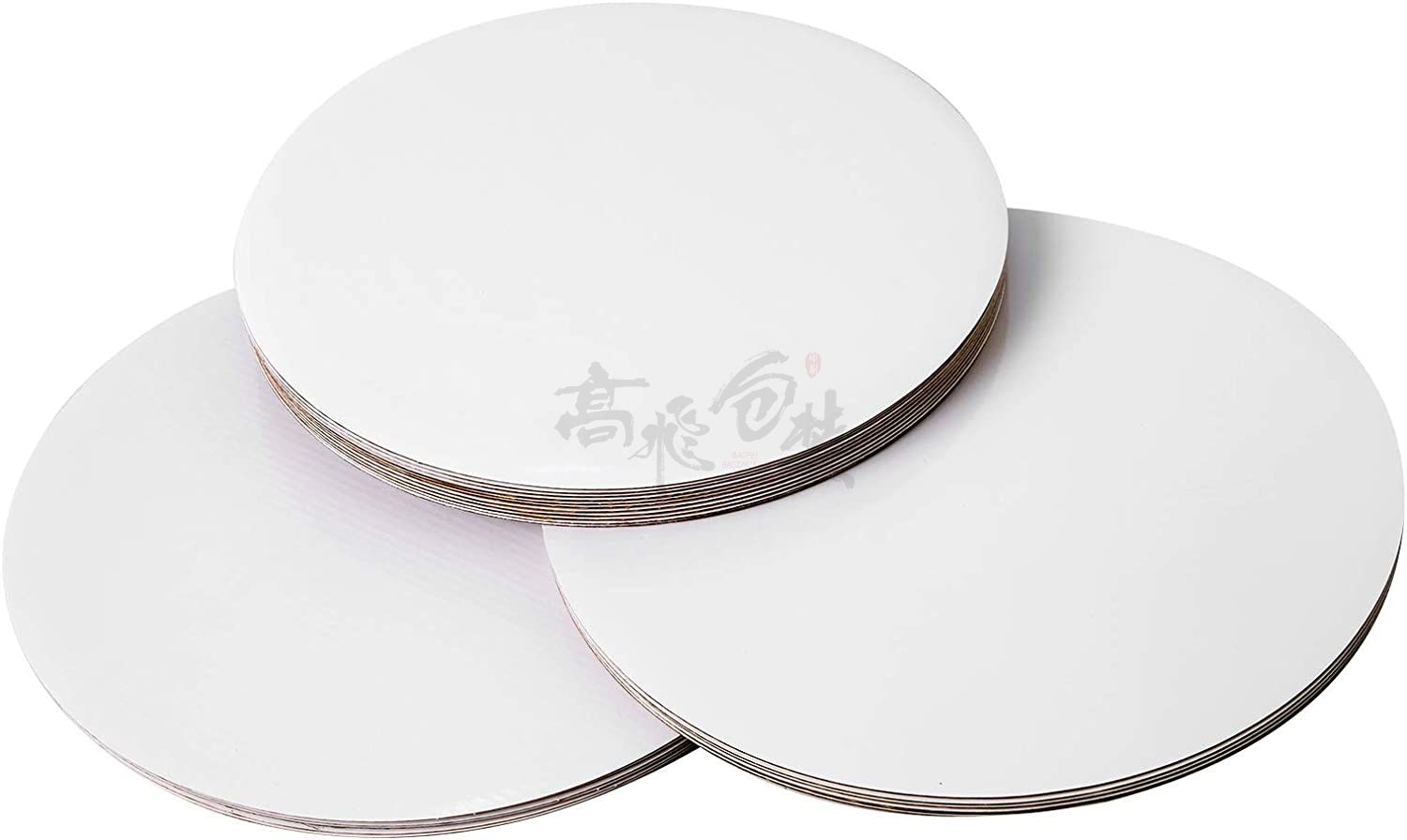 White Disposable Food-Grade Cardboard Cake Circle Base Boards Cake Plate Platter Cake Board Round