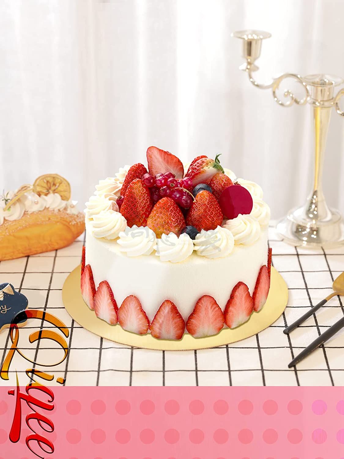 Custom Wholesale Factory Cake Round Base Board Golden White Silver Cake Board Wedding Disposable Decorating Circle Cardboard