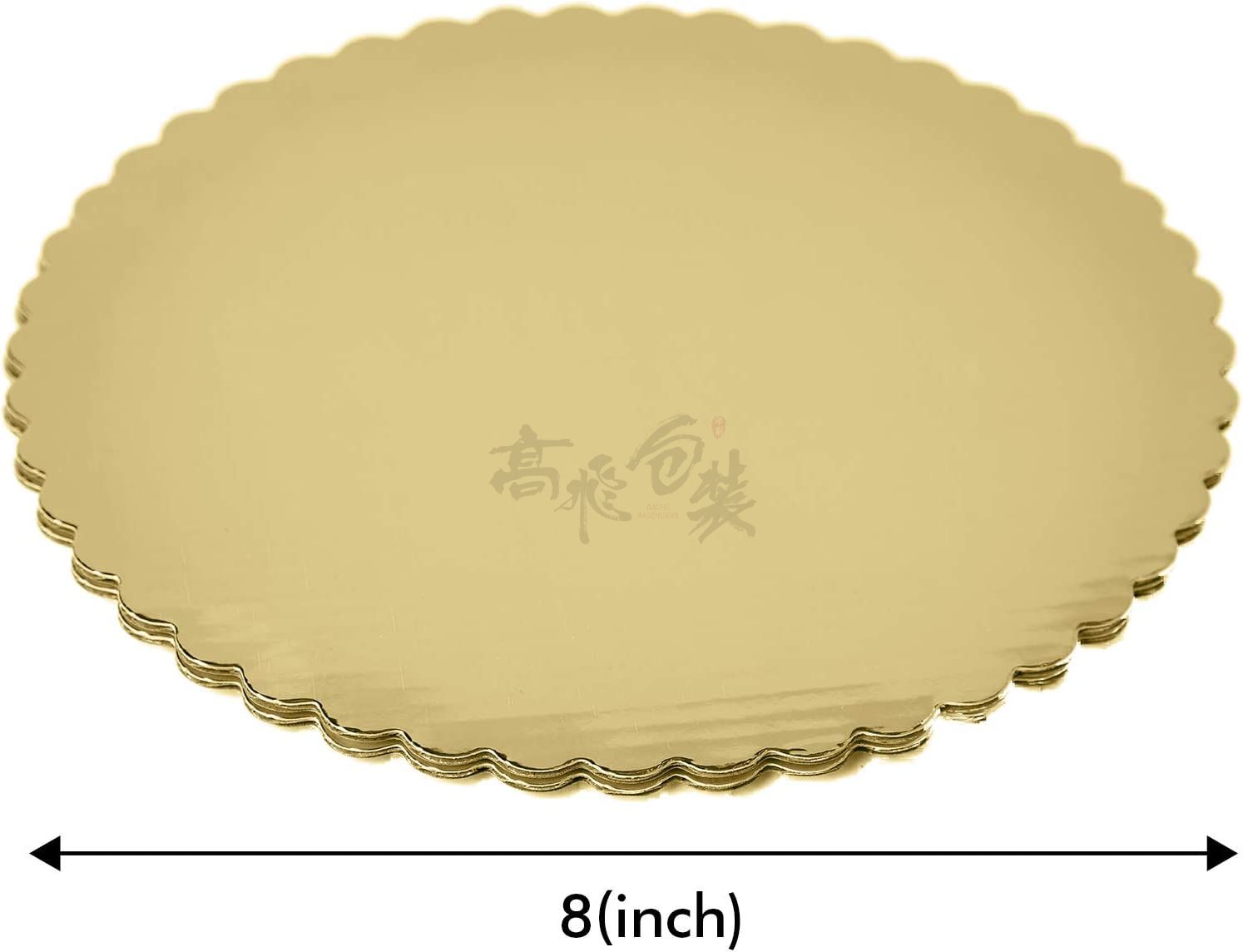 Custom Cake Board Rounds Golded Cake Circle Cardboard Base For Cake Decorating