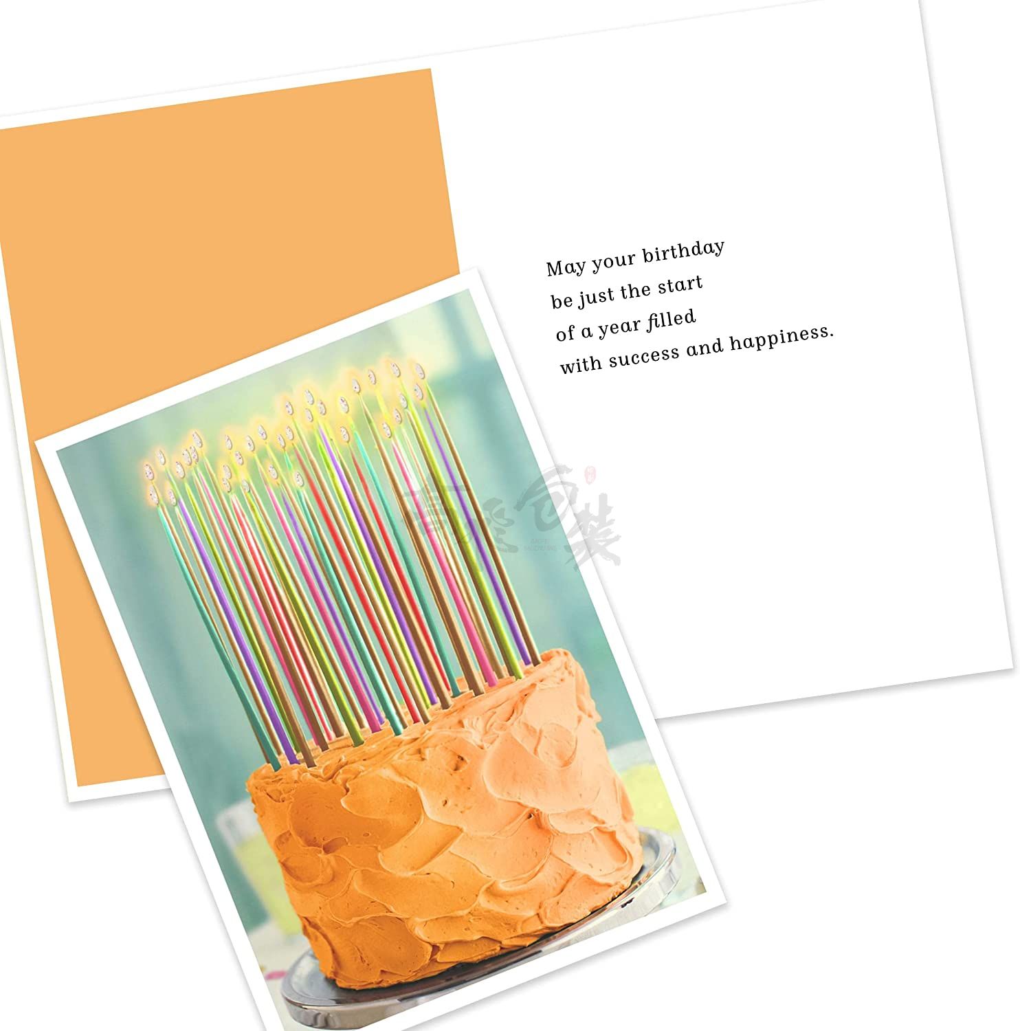 Custom Inside Happy Assorted Birthday Cards Assortment Bulk with Envelopes