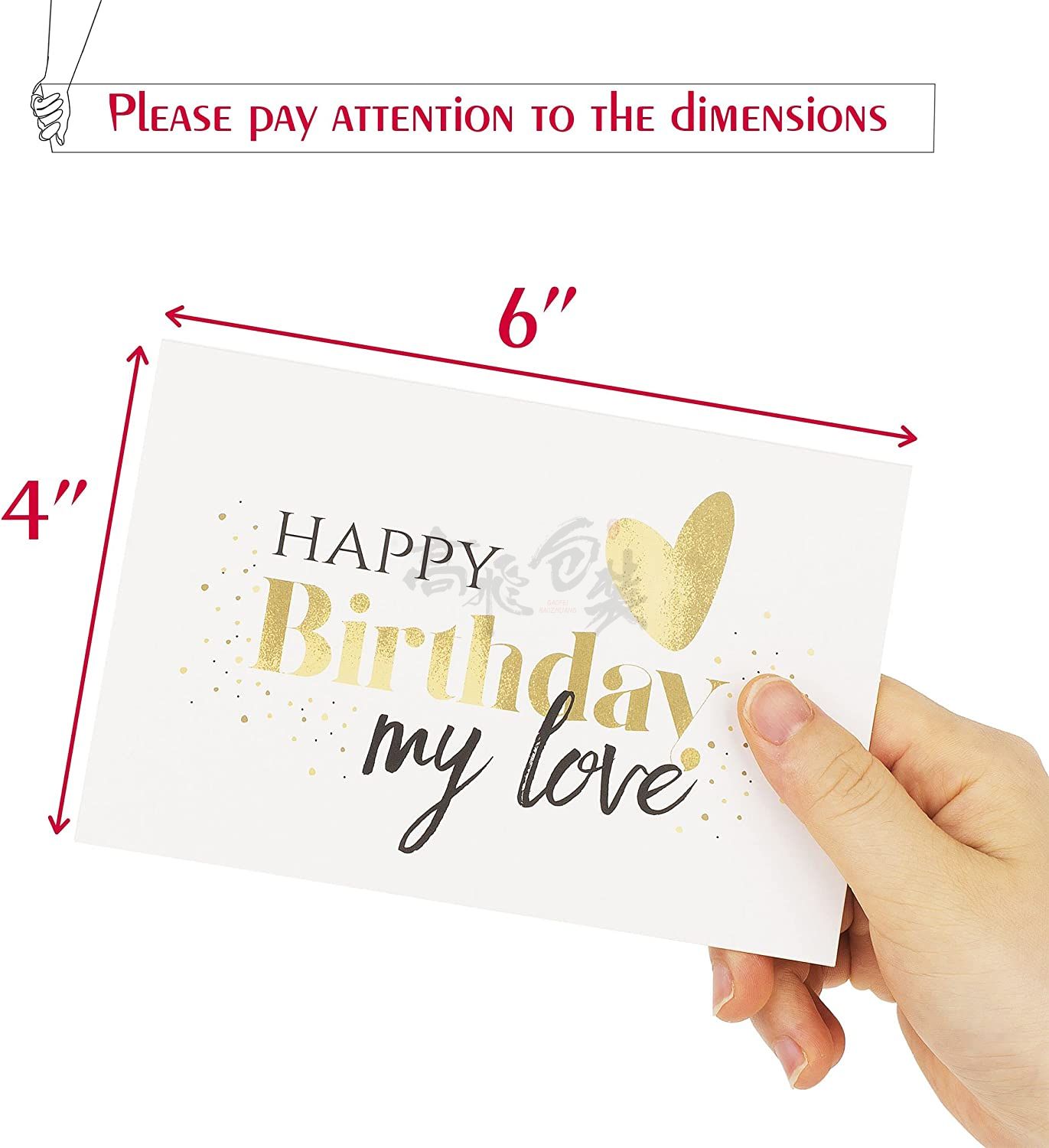 Custom Paper Envelopes and Labels Included Happy Birthday Cards Assortment With Greetings Inside Bulk Set Happy Birthday Cards